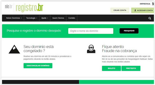 registro br Registrar Dominio