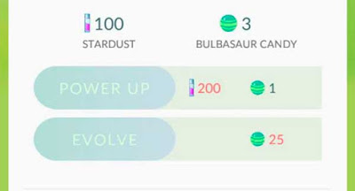 Candies e Stardust pokemon go 