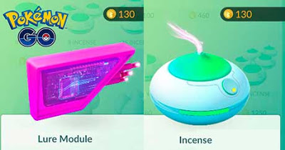 Incenso e Lure Module pokemon go