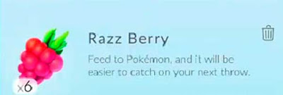 Razz Berries pokemon go